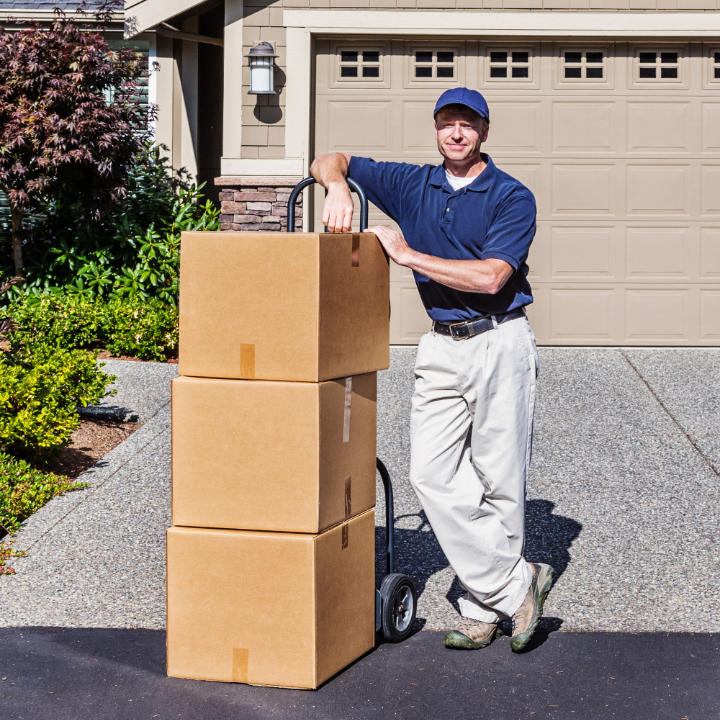 Moving company employee